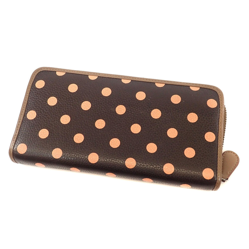 Loewe polka Wallet dot leather long Black
